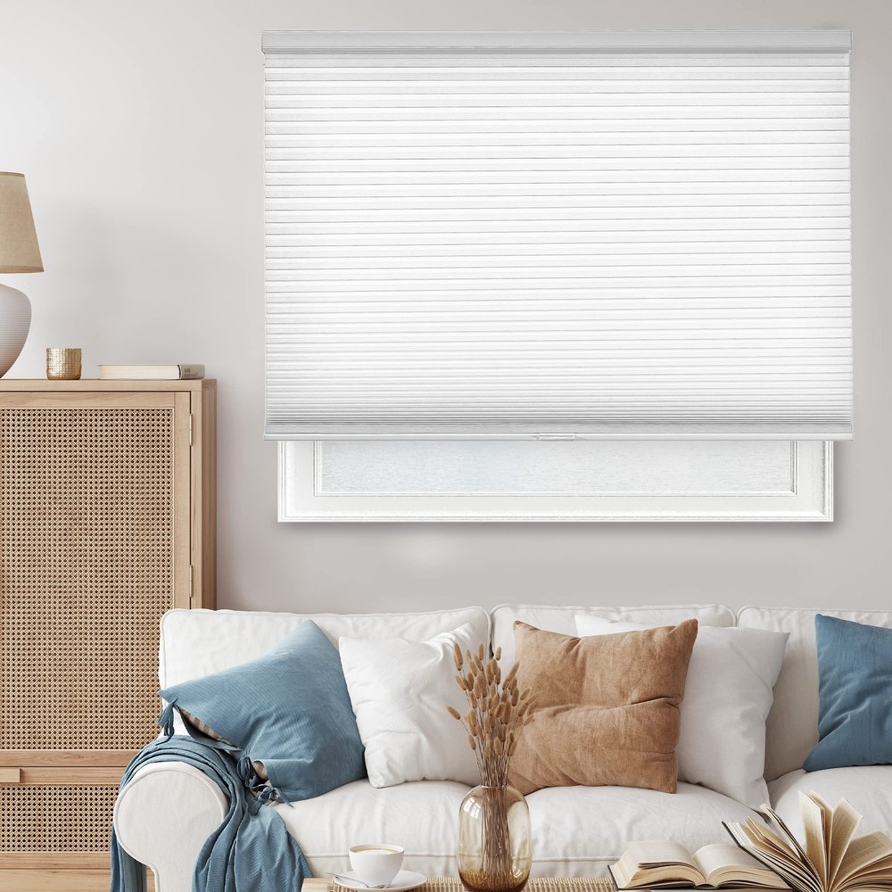CHICOLOGY Cellular Shades  32.5x84 Cordless Honeycomb Window Blinds, Morning-Mist | Energy Efficient | Light Filtering | Noise Reducing | Ideal for Bedrooms, Offices & Kitchens