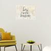 Fine Art Canvas Be a Nice Human Map Canvas Wall Decor by Artist Marla Rae for Living Room, Bedroom, Bathroom, Kitchen, Office, Bar, Dining & Guest Room - Ready to Hang - 20 in x 15 in view 3