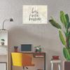 Fine Art Canvas Be a Nice Human Map Canvas Wall Decor by Artist Marla Rae for Living Room, Bedroom, Bathroom, Kitchen, Office, Bar, Dining & Guest Room - Ready to Hang - 20 in x 15 in view 4