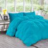 Cotton Farm All-Season 500 GSM Moss Goose Down Alternative Quilted Pinch Pleated 3 Piece Comforter Set 800 Thread Count Egyptian Cotton Soft & Fluffy Breathable Twin view 1