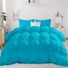 Cotton Farm All-Season 500 GSM Moss Goose Down Alternative Quilted Pinch Pleated 3 Piece Comforter Set 800 Thread Count Egyptian Cotton Soft & Fluffy Breathable Twin view 2