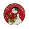 Certified International Holiday Magic Snowman 6" Canape/Luncheon/Snack Plates, Set of 4 view 3