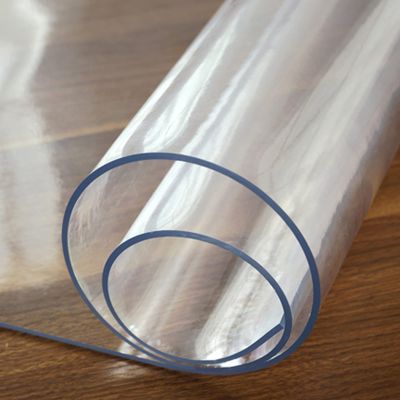 Clear Table Protector PVC Plastic Table Cloth Transparent Waterproof Tablecover Heat Resistant Oilcloth Carpet Protection Mat Floor Pad - 2mm Thick 90180cm (Size : 31x55in/80x140cm)
