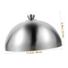Cabilock Basting Cover for Grill Stainless Steel Food Cover Oil-proof Family Restaurant Hotel view 2