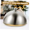 Cabilock Basting Cover for Grill Stainless Steel Food Cover Oil-proof Family Restaurant Hotel view 3
