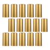 Cabilock Wine Bottles 200Pcs PVC Heat Shrink Capsules Wine Shrink Wrap Sleeves Caps Wine Bottle Shrink Caps for Wine Cellars and Home Use (Golden) Wine Corks view 1