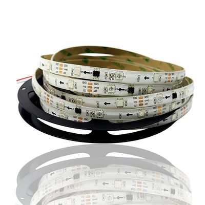 DC12V 5M WS2811 LED Pixel Strip Light RGB Full Color 5050 Led Strip Ribbon Flexible Addressable Digital LED Tape 1 Ic Control 3 White FPC IP65 30LEDS
