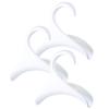 Bag-a-Vie Purse Hanger for Closet - Handbag Organizer Hooks for Hanging Bags & Purses, Protecting Bag Shape & Organizing Space (3 Hangers, White Plastic) view 2