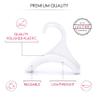 Bag-a-Vie Purse Hanger for Closet - Handbag Organizer Hooks for Hanging Bags & Purses, Protecting Bag Shape & Organizing Space (3 Hangers, White Plastic) view 4