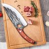 Boning Knife, Forged Slaughter boning small scimitar special skinning killing pigs butcher killing fish Vegetables Fruit cutting meat knife BY ZZYY (Color : Style A) view 2