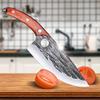 Boning Knife, Forged Slaughter boning small scimitar special skinning killing pigs butcher killing fish Vegetables Fruit cutting meat knife BY ZZYY (Color : Style A) view 4