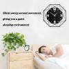 Clock Large Wall Clock MDF + Iron Bracket, for Living Room Decor Metal Non-Ticking Silent Art Big Wall Clock Decor Decorative Wall Clock, 14in/ 18in/ 22in/ 24in view 3