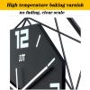Clock Large Wall Clock MDF + Iron Bracket, for Living Room Decor Metal Non-Ticking Silent Art Big Wall Clock Decor Decorative Wall Clock, 14in/ 18in/ 22in/ 24in view 4