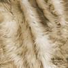 Fur Accents Christmas Decor, Ornament, Faux Sheepskin Round Tree Skirt, Thick Shaggy Faux Fur, Hand Made to Order USA (6' Diameter, Hot Pink with Black Tips) view 4