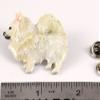 Handcrafted Hand Painted Pomeranian Full Body Magnet for Personalizing Home Office School Classroom Refrigerator Whiteboard Locker - Made in USA - SKU DP440AFMAG view 2