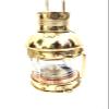 Vimal Nautical 14 Inch Golden Polish Cooper Nautical Antique Ship Boat Oil Lantern-Collectible Decorative Lamp -Maritime Red Glass Lantern-Boat Lamps view 2