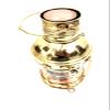 Vimal Nautical 14 Inch Golden Polish Cooper Nautical Antique Ship Boat Oil Lantern-Collectible Decorative Lamp -Maritime Red Glass Lantern-Boat Lamps view 3