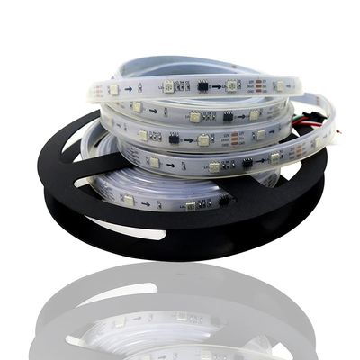 DC12V 5M WS2811 LED Pixel Strip Light RGB Full Color 5050 Led Strip Ribbon Flexible Addressable Digital LED Tape 1 Ic Control 3 White FPC IP67 30LEDS