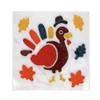 4 Sheets Happy Thanksgiving Holiday Gel Cling for Window/Glass Assortment Decorations Hello Fall Autumn Turkey 75pcs KC Bundle Decorations view 2