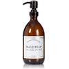 Artanis Home Refillable Amber Glass Hand Soap Dispenser 16 oz Chrome Accent Waterproof Labeled Apothecary Bottle with Oil Rubbed Bronze Pump view 1