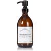 Artanis Home Refillable Amber Glass Dish Soap Dispenser 16 oz Chrome Accent Waterproof Labeled Apothecary Bottle with Oil Rubbed Bronze Pump view 1