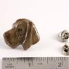 Handcrafted Hand Painted Weimeraner Dog Head Magnet for Personalizing Home Office School Classroom Refrigerator Whiteboard Locker - Made in USA - SKU DP176MAG view 2