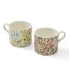 Spode Morris & Co Porcelain Mugs, Set of 2 - 12oz Microwave and Dishwasher Safe Tea & Coffee Cups for Kitchen Countertop or Home Brew Coffee Station, Great Gift for Mothers (Blackthorn & Golden Lily) view 1