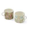 Spode Morris & Co Porcelain Mugs, Set of 2 - 12oz Microwave and Dishwasher Safe Tea & Coffee Cups for Kitchen Countertop or Home Brew Coffee Station, Great Gift for Mothers (Blackthorn & Golden Lily) view 3