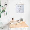Aihesui Wood Sign Hanging Wall Decoration Farmhouse the Lord is My Shepherd Wall Art for Living Room Kitchen Batheroom Bedroom Office School 12x12inch view 4