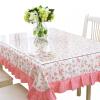 2mm Thick Table Cloth Protector Clear PVC Tablecloth Oil Proof Wipable Desk Pads, Easy to Clean, Waterproof Rectangle Tablecover Chair Pad (Size : 35x59in/90x150cm) view 1