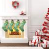 CUXWEOT Personalized Abstract Tie Dye Flower Christmas Stocking Customize Name Decor for Xmas Tree Fireplace Hanging Party 17.52 x 7.87 Inch view 2