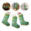 CUXWEOT Personalized Abstract Tie Dye Flower Christmas Stocking Customize Name Decor for Xmas Tree Fireplace Hanging Party 17.52 x 7.87 Inch view 3
