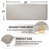 24 x 60 Inch Extra Support Anti Fatigue Comfort Kitchen Mat, Waterproof Long Kitchen Runner, Non-Slip Standing Desk Mat, Commercial Pads for Offices, Home, Garages (Bordeaux Cabblestone, 24'' x 60'') view 2