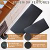 20 x 42 Inch Extra Support Anti Fatigue Comfort Kitchen Mat, Waterproof Long Kitchen Runner, Non-Slip Standing Desk Mat, Commercial Pads for Offices, Home, Garages (Bordeaux Black, 20'' x 42'') view 3