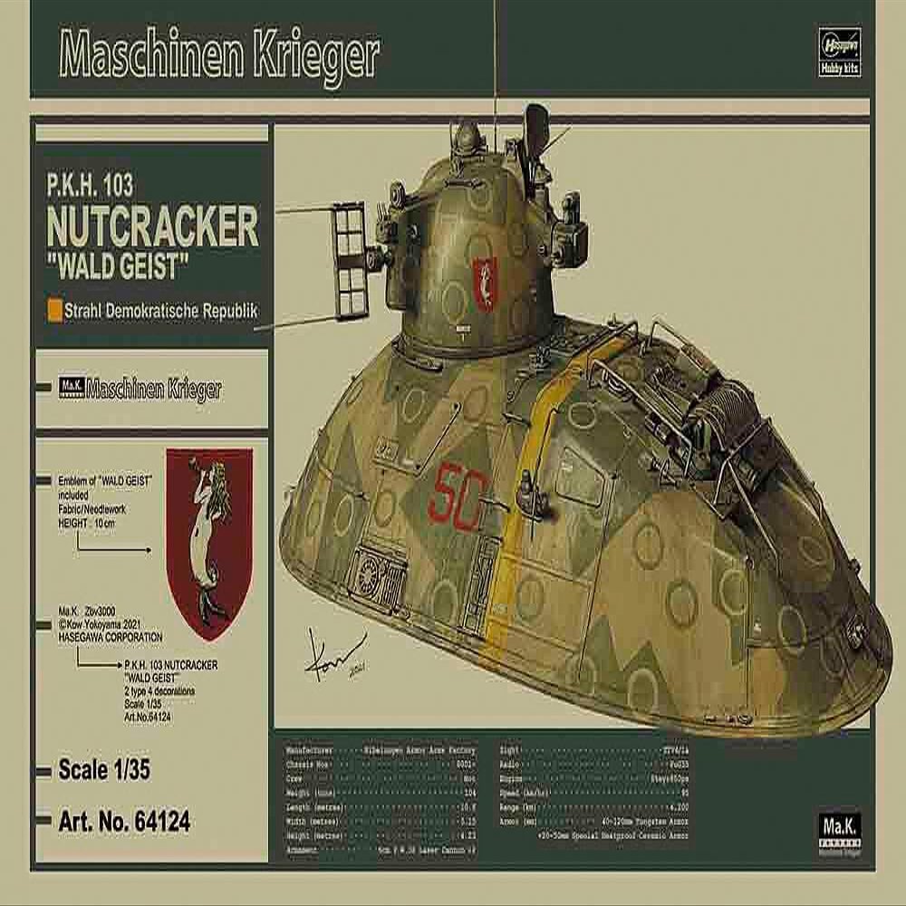 Hasegawa - 1:35 P.K.H.103 Nutcracker - Wald Geist - Bonus Patch