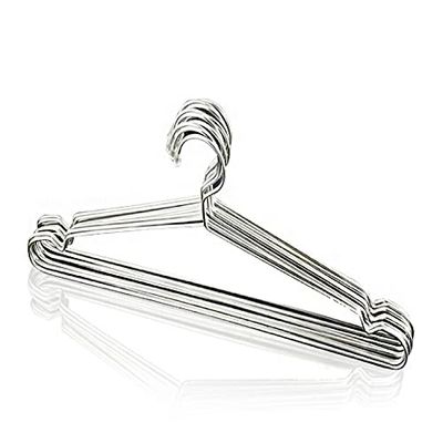 20pcs 32/42CM Metal Clothes Hanger with Groove/Anti-Rust Stainless Steel Hanger (20 Pieces/Lot) (42cm)