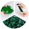 100pcs Dark Green Balloons, 12 inch Green Latex Party Balloons Helium Quality for Birthday Party, Dinosour Masquerade,Baby Shower,Wedding Christmas Party Decoration (with Ribbon) view 3