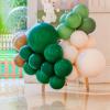 100pcs Dark Green Balloons, 12 inch Green Latex Party Balloons Helium Quality for Birthday Party, Dinosour Masquerade,Baby Shower,Wedding Christmas Party Decoration (with Ribbon) view 4