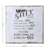 Aihesui Wood Sign Hanging Wall Decoration Farmhouse Moms Shit List Wall Art for Living Room Kitchen Batheroom Bedroom Office School 12x12inch view 2