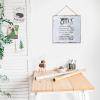 Aihesui Wood Sign Hanging Wall Decoration Farmhouse Moms Shit List Wall Art for Living Room Kitchen Batheroom Bedroom Office School 12x12inch view 4