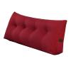 FOGUO Wedge Pillow for Back 35x8x20in, Backrest for Sitting in Bed, Triangular Reading Pillow Large, Bed Backrest Cushion, with Removable Cover, for Back Headboard Day Bed Bunk Bed view 1
