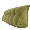 Bed Backrest Pillow Headboard 24x8x20in, Wedge Pillow for Bed Sleeping, Backrest for Sitting in Bed Extra Large, Triangular Reading Pillow Large, Corduroy with Zipper, for Bed Sofa Couch view 1