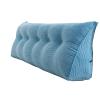 Bed Backrest Pillow Headboard 31x8x20in, Wedge Pillow for Bed Sleeping, Backrest for Sitting in Bed Extra Large, Triangular Reading Pillow Large, Corduroy with Zipper, for Bed Sofa Couch view 1