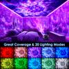 One Fire Galaxy Projector, Vibrant Galaxy Light Projector, White Noise & Bluetooth Room Lights for Bedroom,Remote Timer Kids Night Light,Cute Room Decor for Teen Girl Valentine's Day Gifts view 2