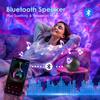 One Fire Galaxy Projector, Vibrant Galaxy Light Projector, White Noise & Bluetooth Room Lights for Bedroom,Remote Timer Kids Night Light,Cute Room Decor for Teen Girl Valentine's Day Gifts view 4