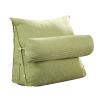 Backrest for Bed Sitting 18x18x8in, Backrest Pillow for Dorm, Bed Backrest Cushion with Zipper, Positioning Back Support Bolster, Triangular Reading Pillow Pad, for Bed Sofa Couch view 1