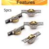 Jutagoss Nylon Curtain Track Rollers Ceiling Curtain Track Wheeled Carriers Drapery Rail Sliding Glider for Windows Shower 26mm/1.02inch Gold 5PCS view 2