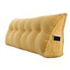 Bed Backrest Pillow Headboard 24x8x20in, Wedge Pillow for Bed Sleeping, Backrest for Sitting in Bed Extra Large, Triangular Reading Pillow Large, Corduroy with Zipper, for Bed Sofa Couch view 1