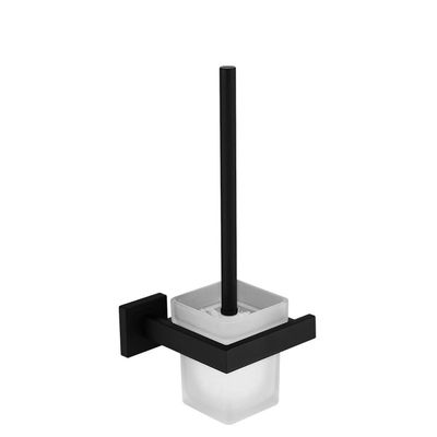 Black Bathroom Hardware Set 304 Stainless Steel Towel Rack Toilet Paper Holder Liquid Soap Holder Towel Bar 10 Choice,toilet brush,as shown