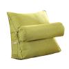 Backrest for Bed Sitting 18x18x8in, Backrest Pillow for Dorm, Bed Backrest Cushion with Zipper, Positioning Back Support Bolster, Triangular Reading Pillow Pad, for Bed Sofa Couch view 1